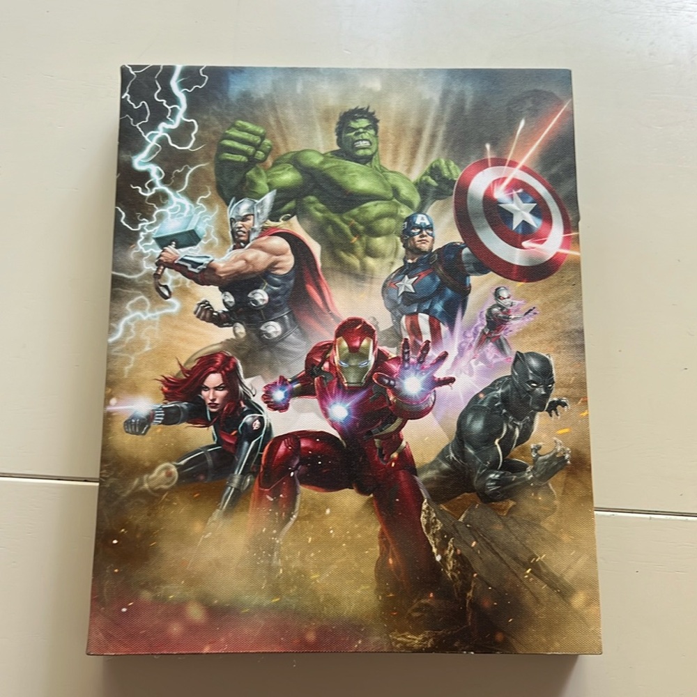 Marvel Avengers Characters Comic Wall Canvas